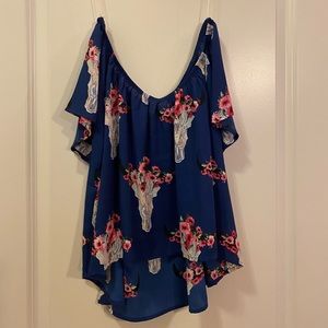 Peach Love Off Shoulder Blouse